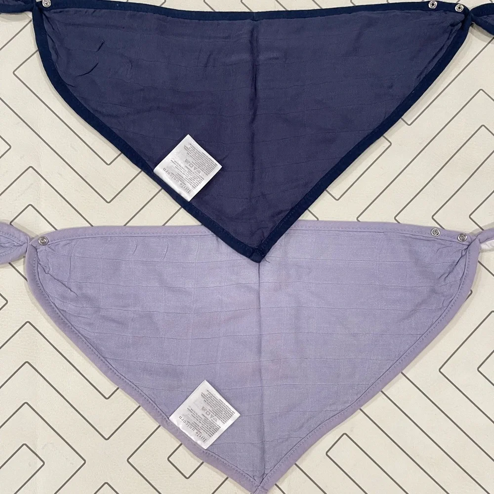 Set of Little Unicorn Muslin Bibs